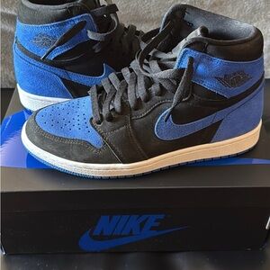 Nike Air Jordan Retro High - Black and Blue